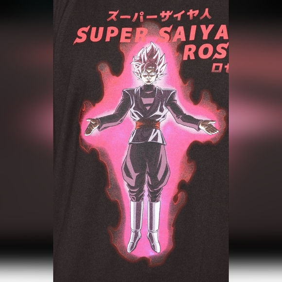 Super Saiyan Rose Short Sleeve Tee - Black/Red - Picture 5 of 5
